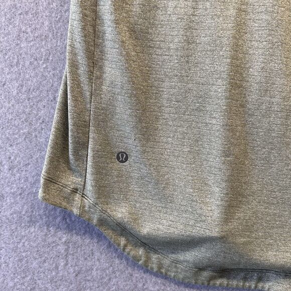 Lululemon Shirt Mens M Green Drysense Training Better Each Day Stretch Athletic - Picture 4 of 5